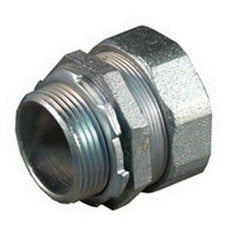 Emerson CG-3775S CG Series Strain Relief Straight Cord Connector 3/4 in 3/8 to 1/2 in Cable Openings