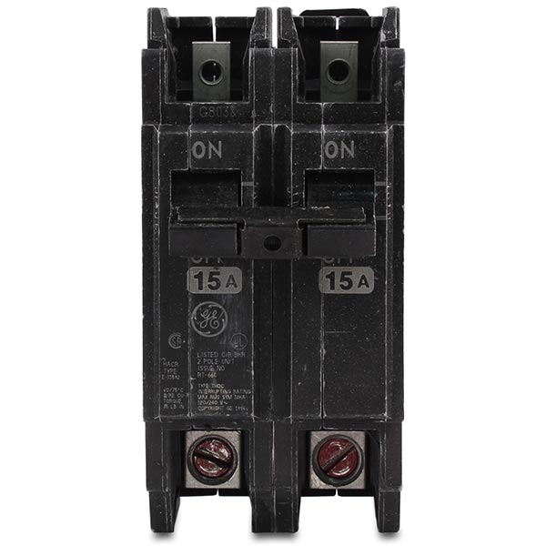 GE THQC2130WL THQC Compact Molded Case Circuit Breaker, 120/240 VAC, 30 Amp, 10 kAIC, 2 Poles