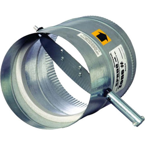 Honeywell SPRD8 Single-Blade Steel Round Pressure Regulating Damper, 8 inch, 300 cfm