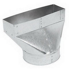 Gray Metal South 10X4X6-110R 10 x 4 x 6 in. Straight Boot Galvanized Steel 30 ga