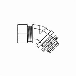 Hubbell 3445 Raco Liquidtight Connector 45 1-1/4 in