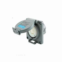 Hubbell HBL2720SW Receptacle Shrouded Watertight Twist Lock 3P4W 30A 3-Phase 250VAC