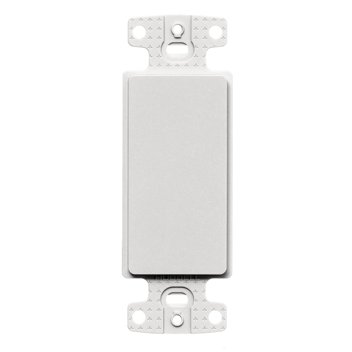 Hubbell NS620W HUB Plate, Decorator Frame, Blank, White