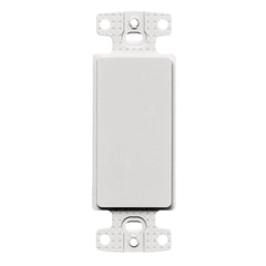 Hubbell NS620W HUB Plate, Decorator Frame, Blank, White