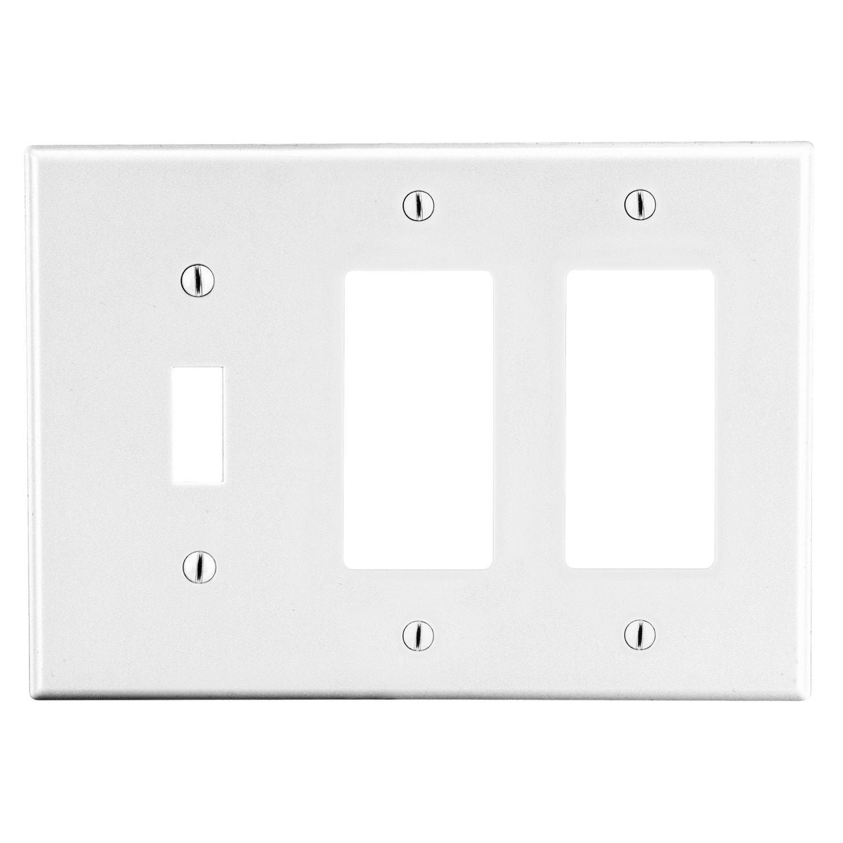 Hubbell P1262W Wallplate 3-Gang Standard Replacement MPN