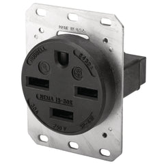 Hubbell HBL8430A HUB RECEPT 3-Phase Heavy Duty Grounding Single Standard Screw Mount Replacement MPN