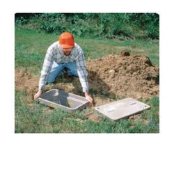 Hubbell PG1730CA0012 QUA Communications CVR 1-Piece Tier-8 Standard Underground Cover 30 in L x 17 in W x 2 in D