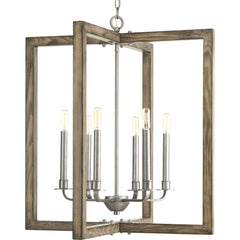 Hubbell P4761-141 Progress 6-60W Cand Chandelier