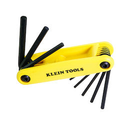 Klein 70574 Grip-It Nine Key Hex Set with 2 Positions (Each)