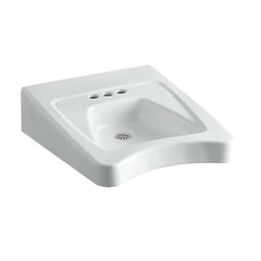 Kohler K-12636-0 Morningside Vitreous China Wall Mount Lavatory Sink 20 inch x 27 inch Replacement MPN