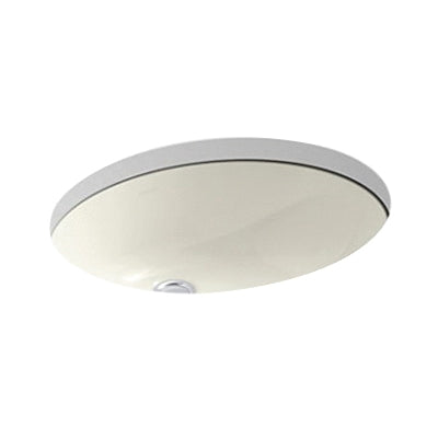 Kohler K-2210-96 Caxton Vitreous China Single-Bowl Oval Undermount Bathroom Sink 19-1/4 inch x 16-1/4 inch Replacement MPN