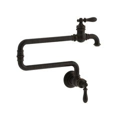 Kohler K-99270-2BZ Artifacts Wall Mount Pot Filler Kitchen Sink Faucet, 3.2 gpm, 2 Handle, Oil Rubbed Bronze