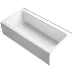 Kohler K-838-0 Bellwether 60 inch x 30 inch Cast Iron Bath With Integral Apron, Right Hand Drain