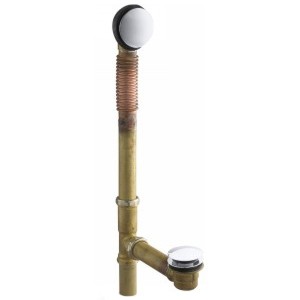 Kohler K-7259-CP Kohler Clearflo Solid-Brass Toe Tap Bath Drain 1-1/2 inch Polished Chrome