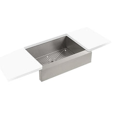 Kohler K-3936-NA Vault Single-Bowl 18 Gauge Stainless Steel Undermount Kitchen Sink 29-1/2 inches x 21-1/4 inches