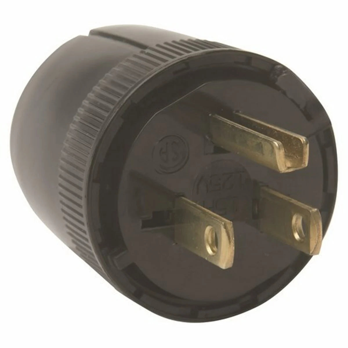 Legrand 5276BK Straight Blade Plug 15amp 125volt Dead Front