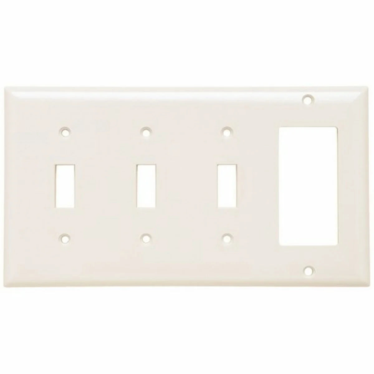 Legrand SP326-W Smooth Wall Plate 3gang Toggle 1gang Decorator White