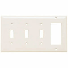 Legrand SP326-W Smooth Wall Plate 3gang Toggle 1gang Decorator White