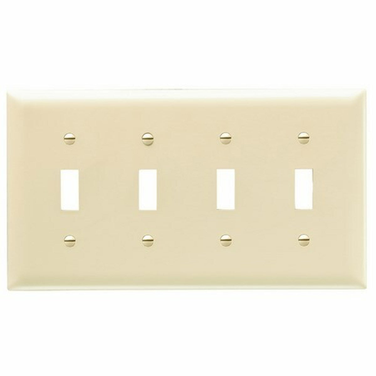 Legrand TP4-I Trademaster Plate 4gang 4toggle Ivory