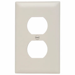 Legrand TP8-LA Trademaster Standard Wallplate 1 Gang Light Almond