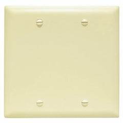 Legrand TP23-I Trademaster Plate 2gang Blank Box Mount Ivory