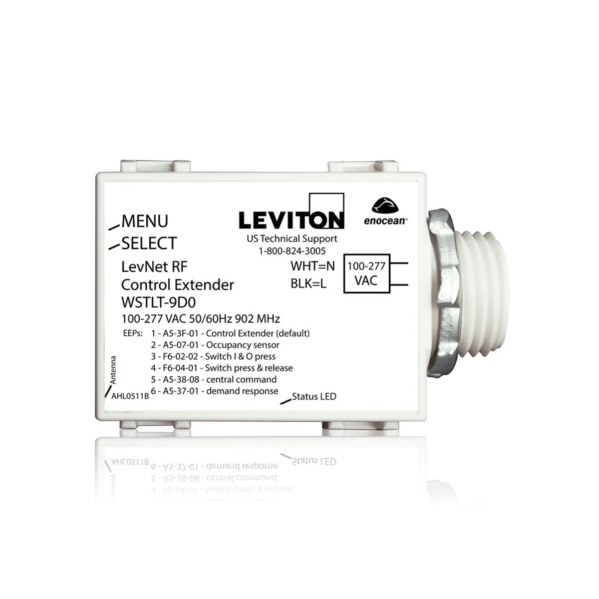 Leviton WSTLT-9D0 LevNet RF Wireless Control Extender 902MHz