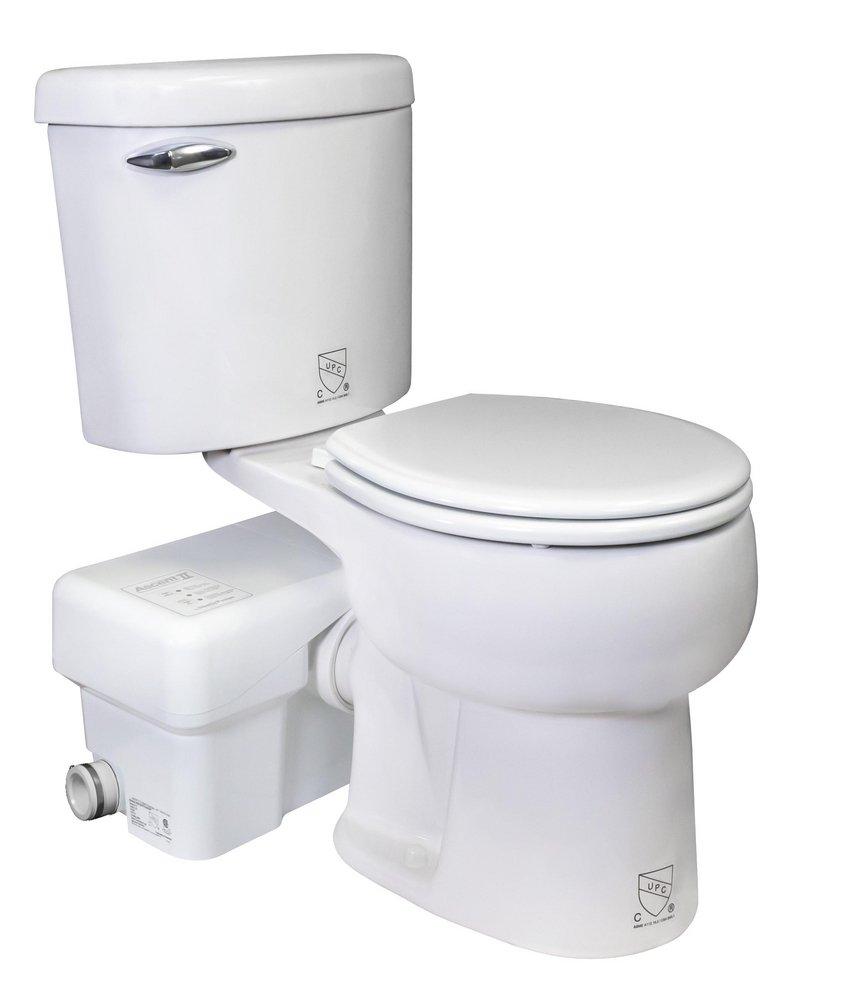 Liberty Pumps ASCENTII-RSW Ascent II Macerating Toilet System 1.28 gpf Round