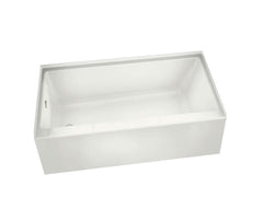 MAAX 105815-R-000-001 Rubix 59-3/4 in. x 30 in. Soaker Alcove Bathtub with Right Drain