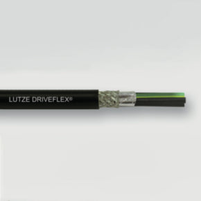 LUTZE A2160604 VFD Control Cable 6 AWG XLPE Insulated PVC Jacket Black