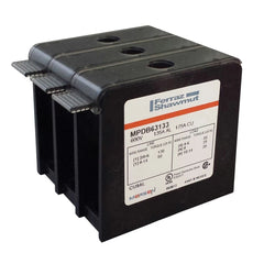 Mersen MPDB63193 Miniature Open Style Power Distribution Block 600 VAC 175 A 3 Poles 14 to 2/0 AWG