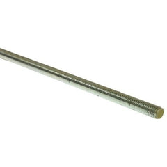 Metallics TRS610 Threaded Rod, 1/4-20, 10 ft OAL, Steel, Zinc Chromate