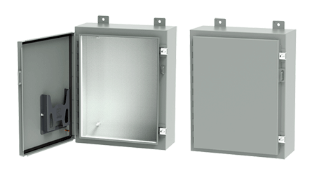 nVent A362412LP HOF SINGLE DOOR ENCLOSURE 36 in L x 24 in W x 12 in D NEMA 12/IP65