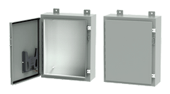 nVent A362412LP HOF SINGLE DOOR ENCLOSURE 36 in L x 24 in W x 12 in D NEMA 12/IP65