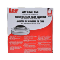 Oatey 31194 Wax Ring with Horn for 3 or 4 in. Waste Lines