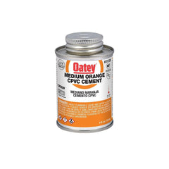 Oatey 31128 4 oz Plastic Orange Pipe Cement