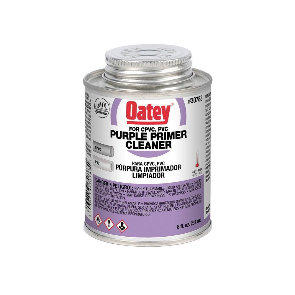 Oatey 30783 8 oz PVC Purple Primer Cleaner