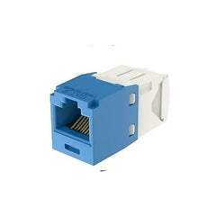 Panduit CJ688TGBU Mini-Com UTP RJ45 Cat TG Jack Module, Blue