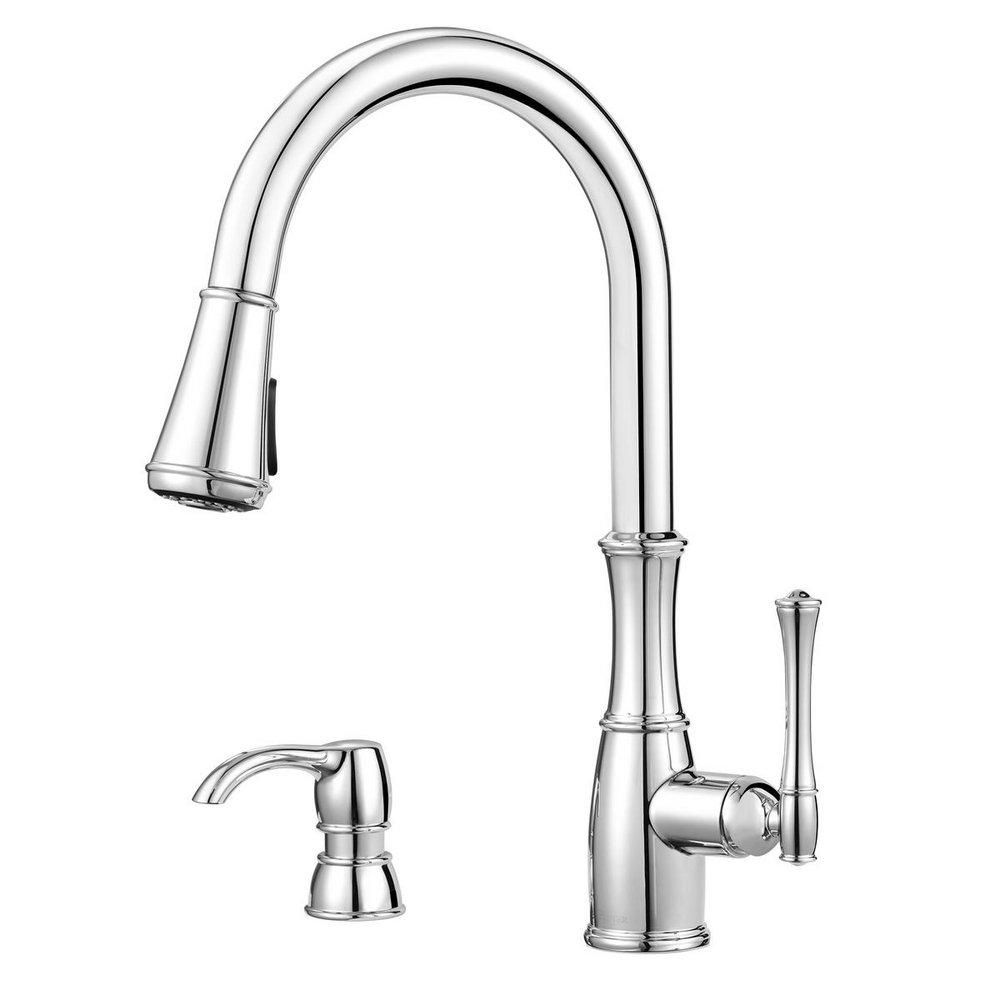 Pfister GT529WH1C Wheaton 1 Handle Pull-Down Kitchen Faucet