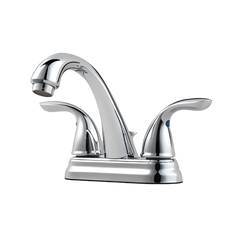 Pfister LG148-7000 Pfirst Series Two Handle Centerset Bathroom Faucet in Polished Chrome