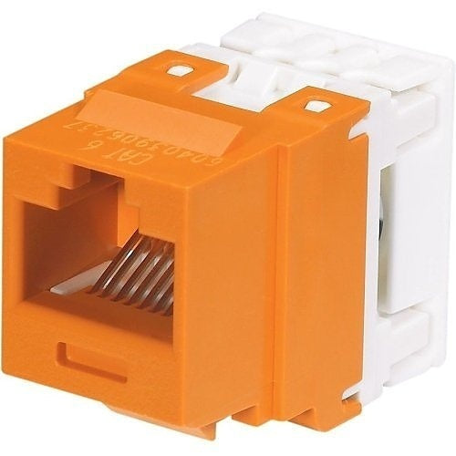 Panduit NK688MOR NetKey Cat6 Punchdown Jack, Orange