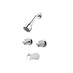 Pfister LG03-6110 Pfirst Series Two Handle Multi Function Bathtub & Shower Faucet in Polished Chrome (Trim Only)