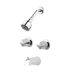 Pfister LG03-6110 Pfirst Series Two Handle Multi Function Bathtub & Shower Faucet in Polished Chrome (Trim Only)