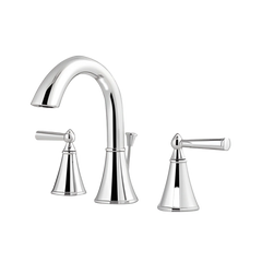 Pfister LG49-GL0C Saxton 2 Handle Widespread Bathroom Faucet with Pop-Up Drain, 8 to 15 in Centers, Polished Chrome