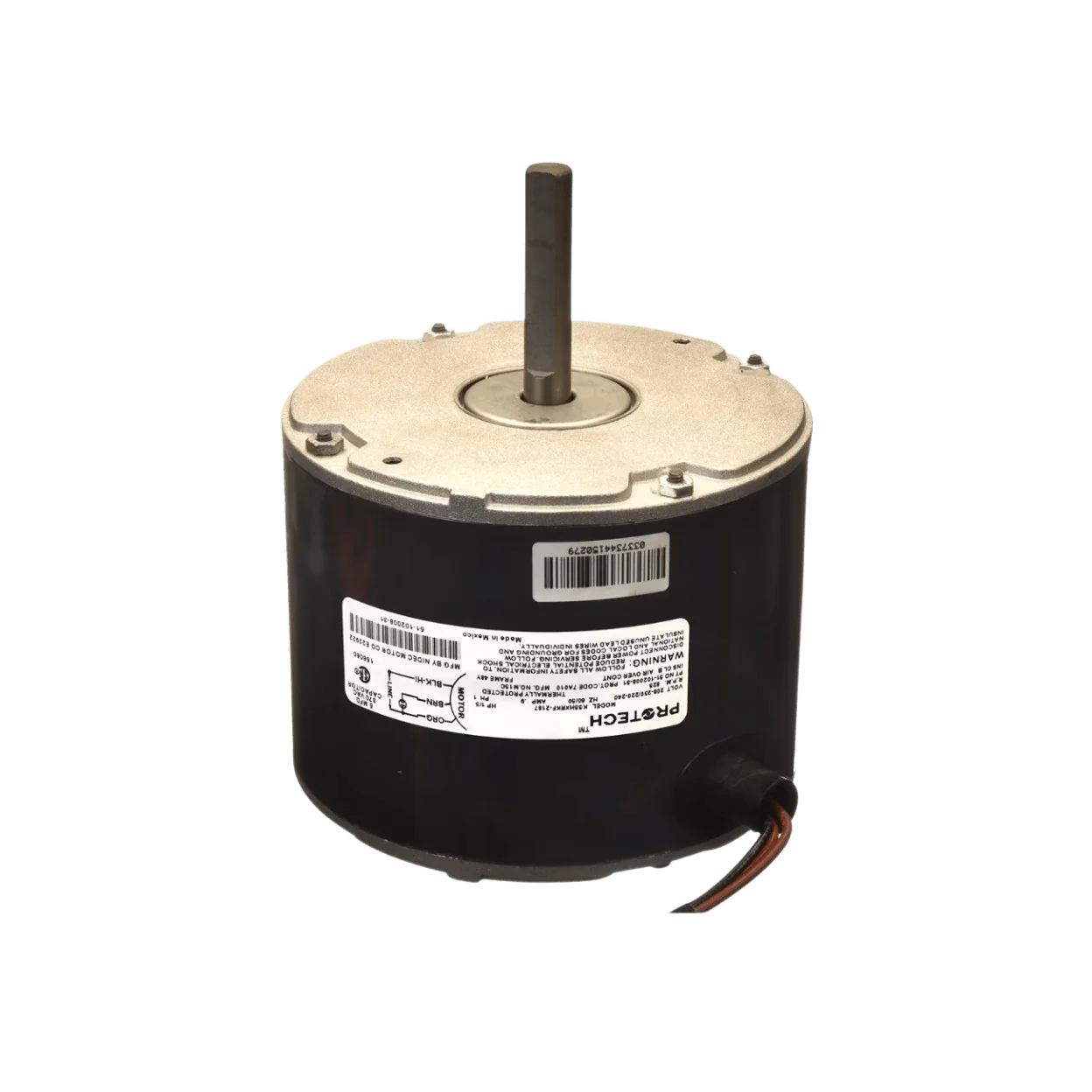 Rheem 51-102008-31 1/5 HP 208/230VAC 825 rpm 1-Phase 1 Speed Condenser Fan Motor