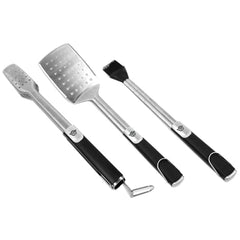 Pit Boss 67392 3-Piece Soft Touch Stainless Steel BBQ Tool Set