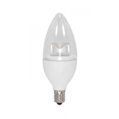 SATCO S29618 LED Candle 3.5 Watt 2700K Candelabra Base 120 Volt