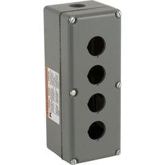 Square D 9001KY4 NEMA 1/3/4/13 4-Hole Push Button Control Station Enclosure