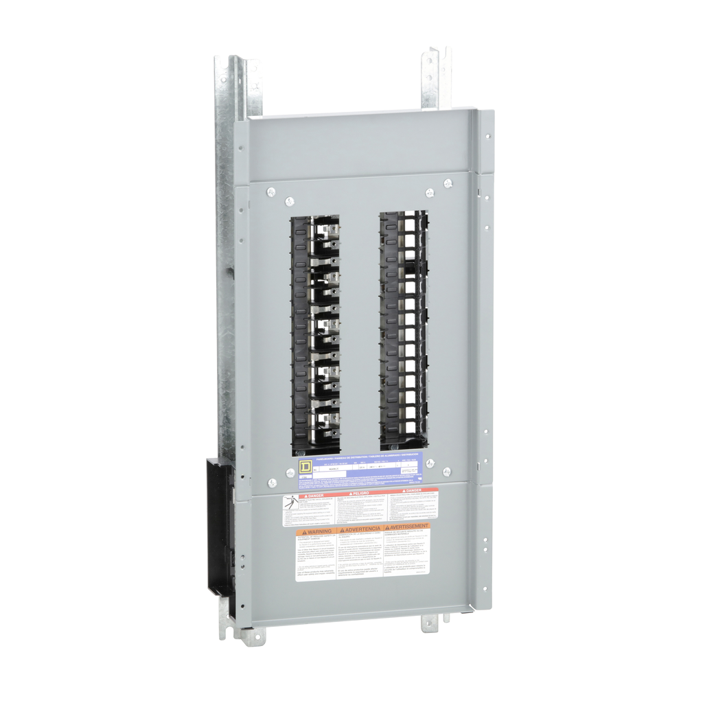 Square D NQ430L2C 240 VAC 48 VDC 225 Amp 3-Phase 4-Wire 30-Circuit Panelboard Interior