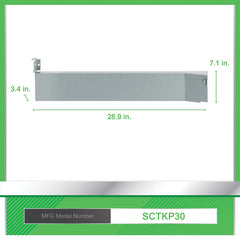 Square D SCTKP30 All in one accessory Homeline combination service entrance tunnel kit for semi flush mount PoN 30 spaces