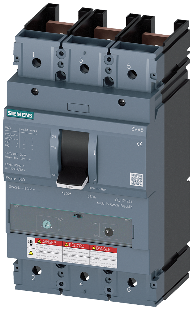 Siemens 3VA5460-6EC31-0AA0 BRKR 3VA54 3